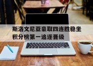 今年会官网-关于斯洛文尼亚豪取四连胜稳坐积分榜第一追逐晋级的信息